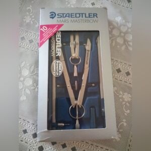 🆕 Vintage Staedtler Mars Masterbow Drawing Instrument Set Germany 551 09 A6